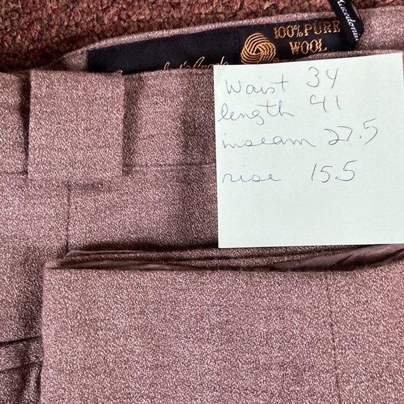 GIORGIO Sant’Angelo wool slack are Made in Macedonia. Vintage classic trousers. - Picture 8 of 8